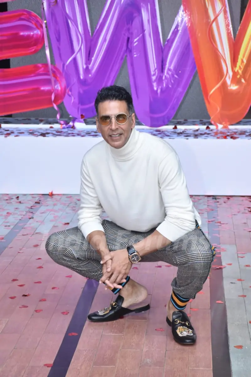 Akshay Kumar attends the trailer launch of Good Newwz