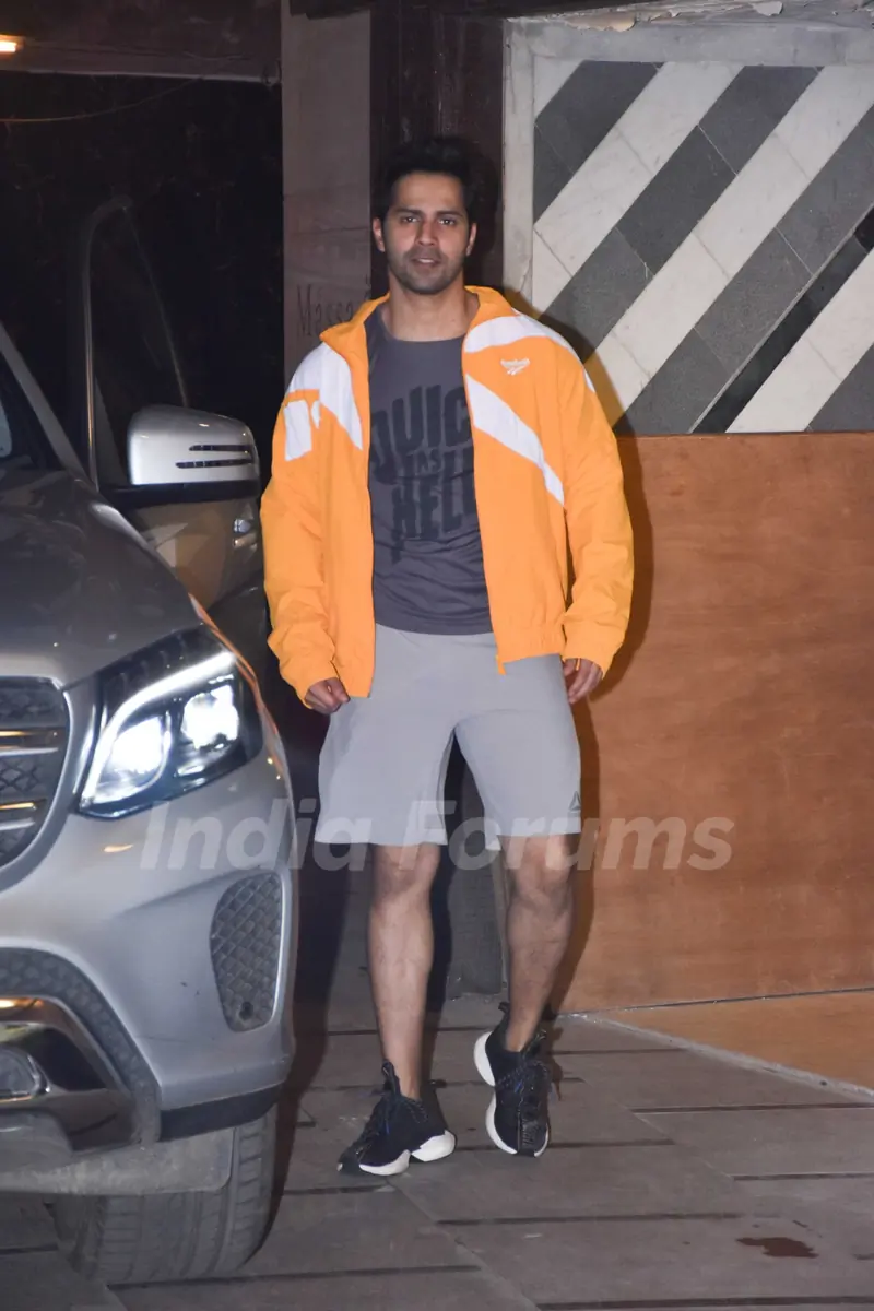 Varun Dhawan papped around the town
