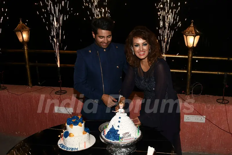 Karan Mehra and Nisha Rawal