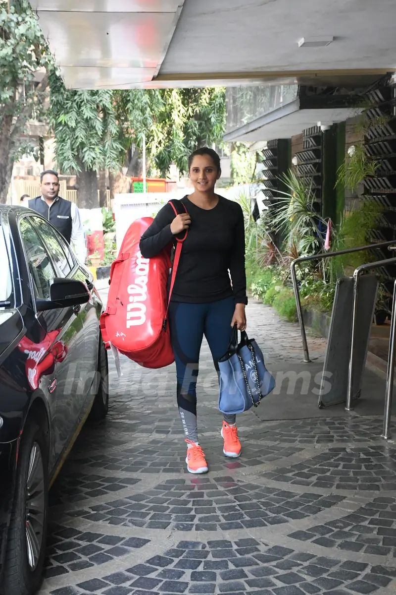 Sania Mirza papped arounf the town