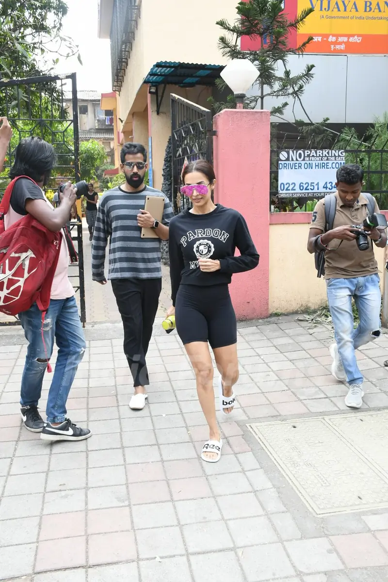 Malaika Arora papped outside her gym