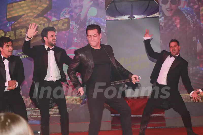Salman Khan sets the stage on fire during the song launch