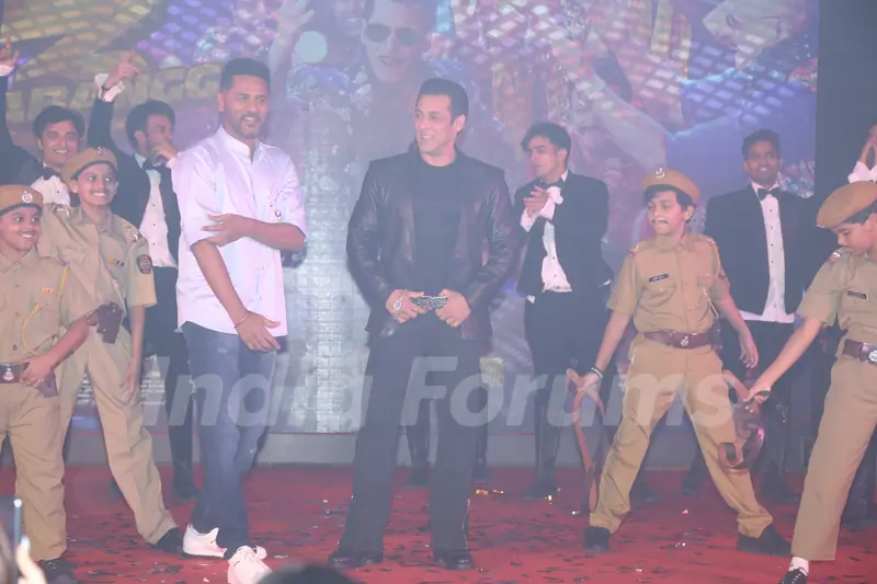 Salman Khan and Prabhudeva set the stage on fire during the song launch