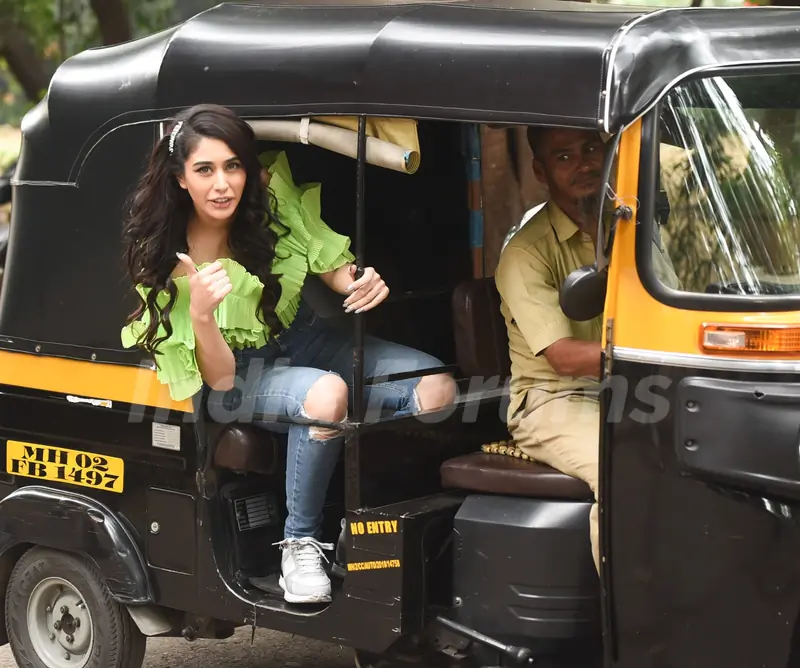 Warina Hussain snapped during the promotions of Dabangg 3