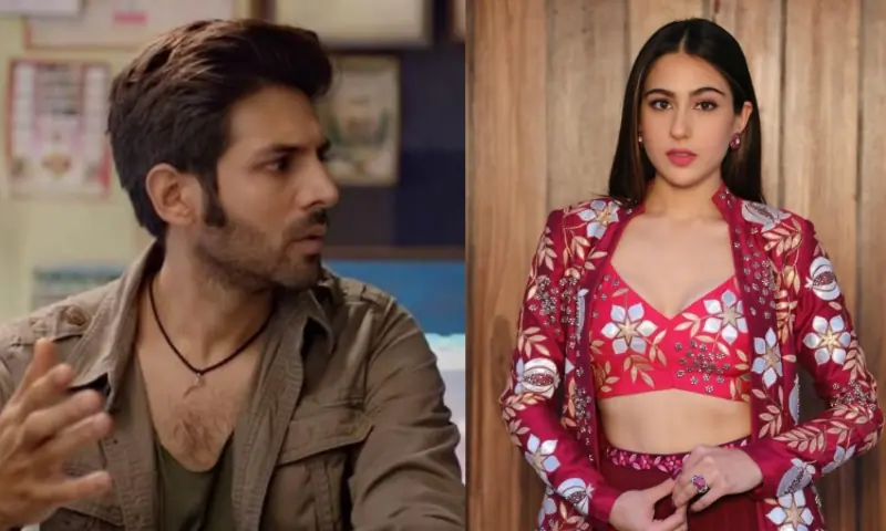 Kartik Aaryan and Sara Ali Khan