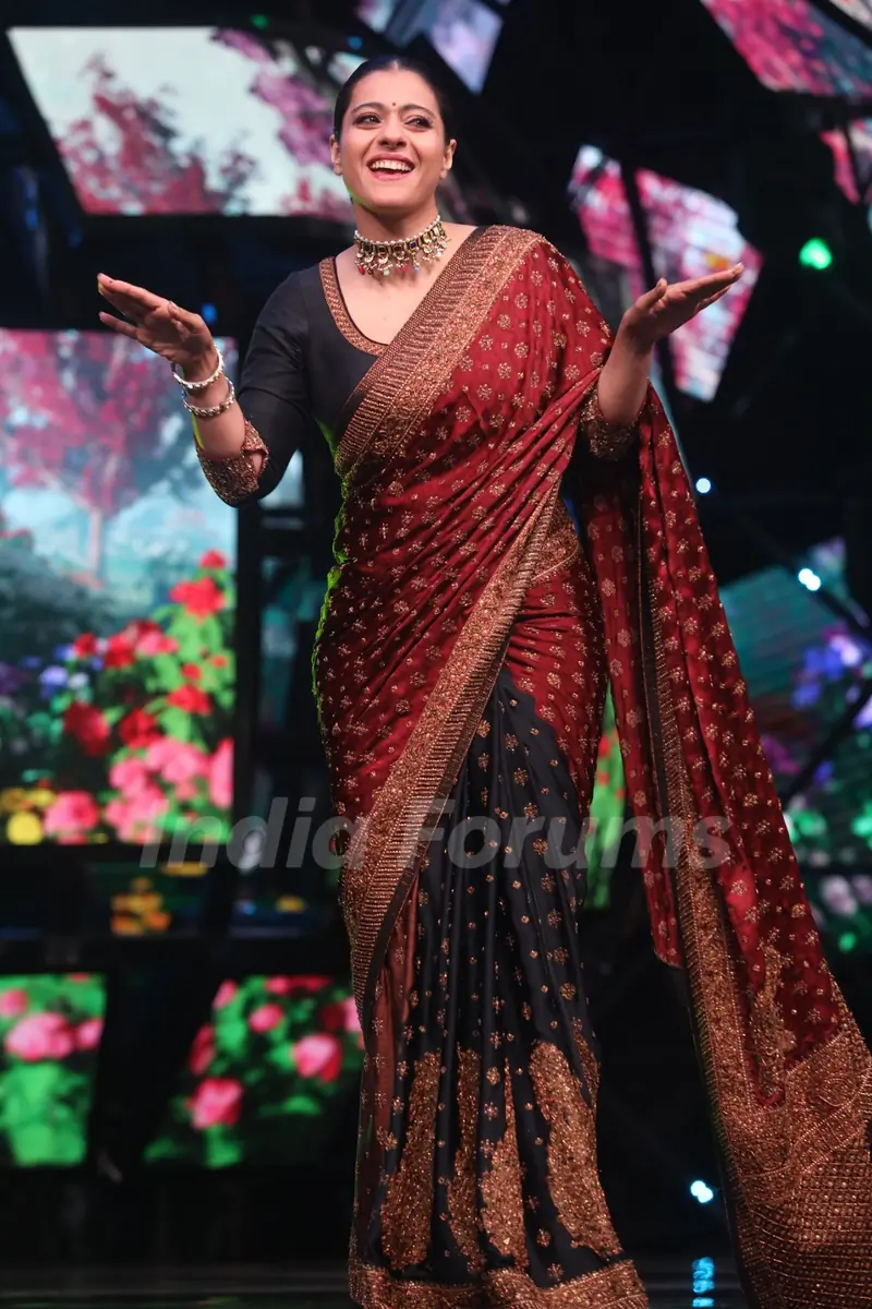 Kajol on the sets of Indian Idol 11