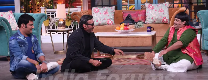Jackie Shroff, Kiku Sharda and Kapil Sharma