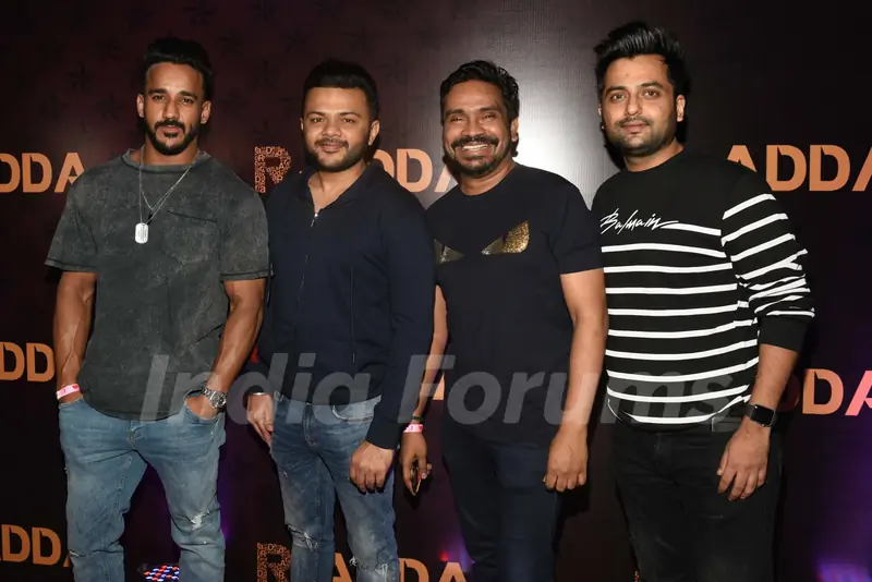 Rohit Reddy with Gaurav Parikh, Mushtaq Sheikh and Ketul Parikh