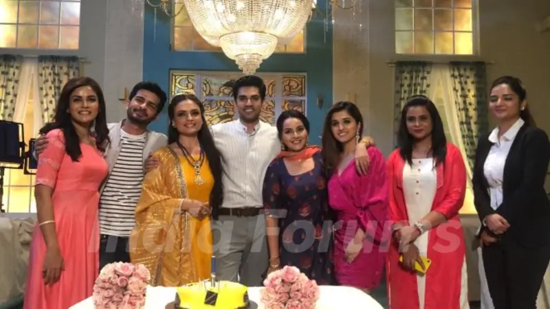 Harsh Nagar's birthday on the sets of Kartik purnima!
