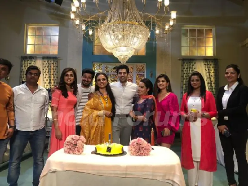 Harsh Nagar's birthday on the sets of Kartik purnima!