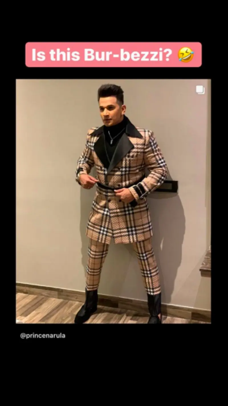 prince narula Burberry 