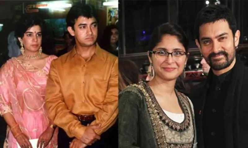 Aamir Khan, Reena Dutta and Kiran Rao