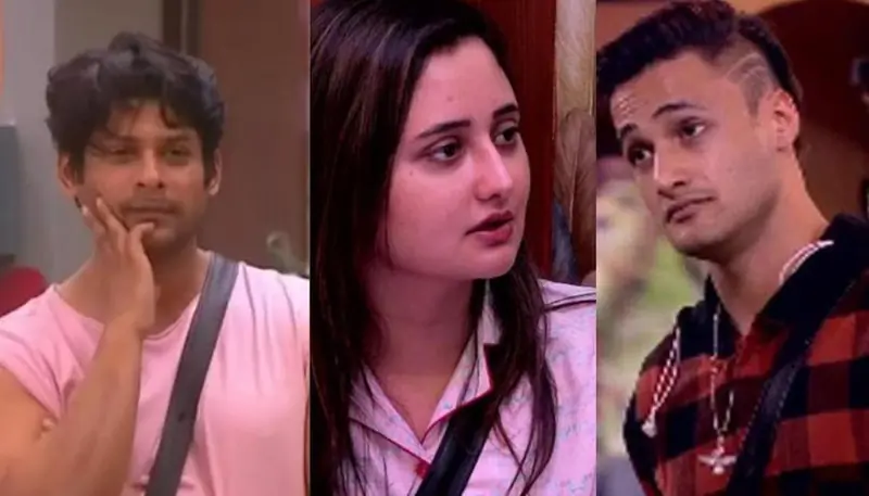 Sidharth Shukla Rashami Desai and Asim Riaz