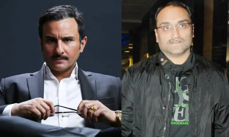 Saif Ali Khan and Aditya Chopra
