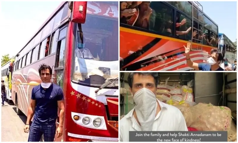 Sonu Sood Arranges 10 Buses for Migrant Workers