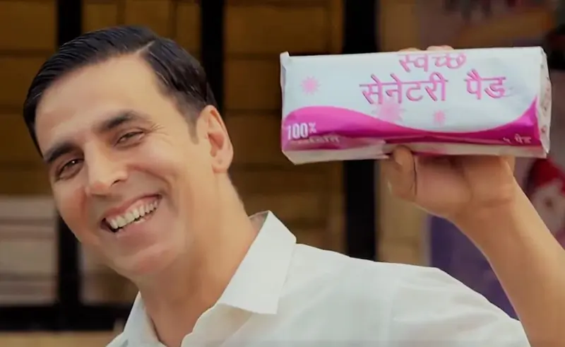 Akshay Kumar extended his support to a campaign to provide sanitary pads 