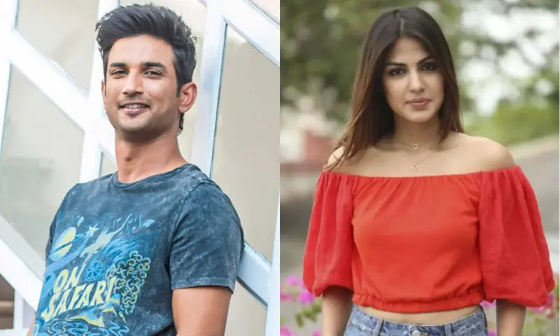 Sushant Singh Rajput and Rhea Chakraborty 