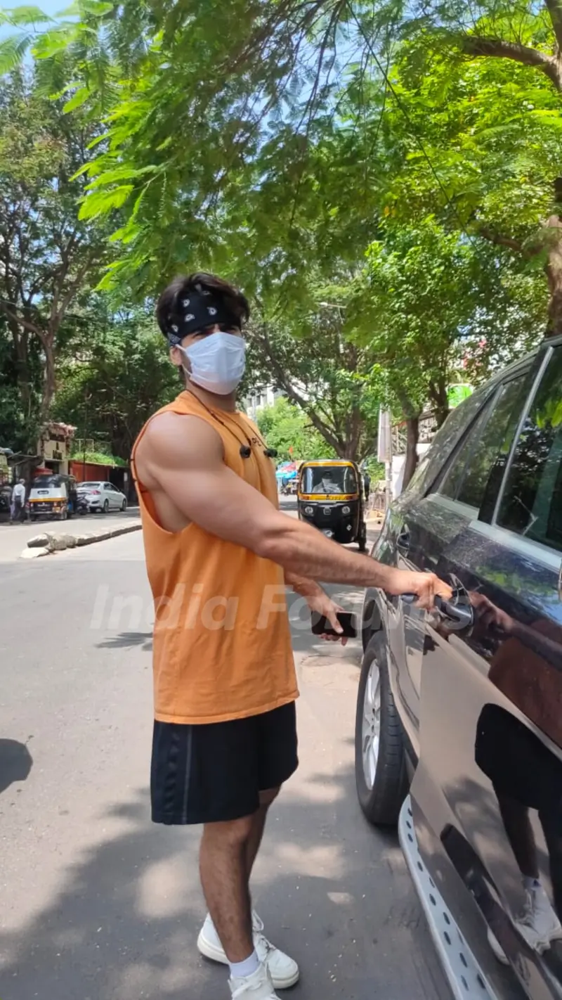 Karan Tacker snapped in Andheri