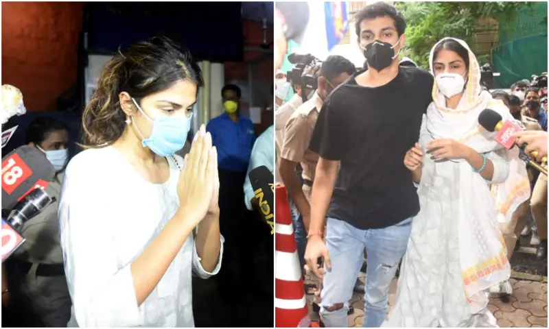 Rhea Chakraborty and Showik Chakraborty