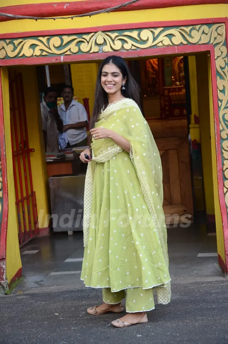 Malavika Mohanan snapped at Juhu