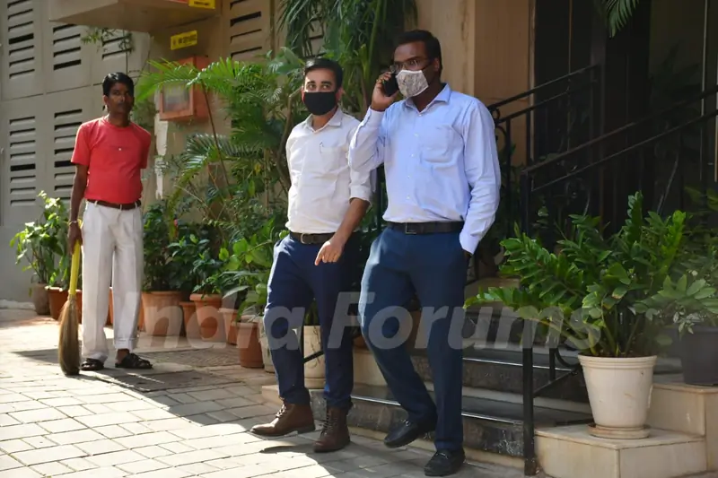 Narcotics Control Bureau (NCB) officers snapped outsider Arjun Rampal's residence!