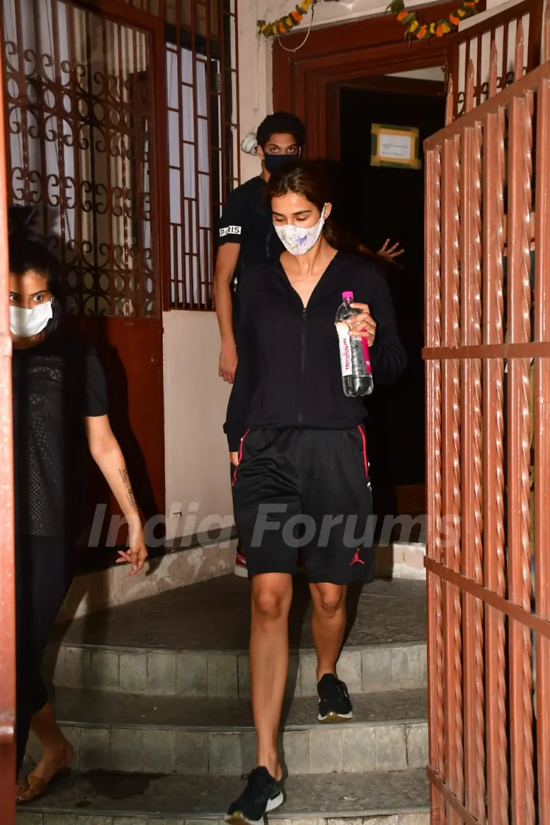 Disha Patani snapped at dubbing studio