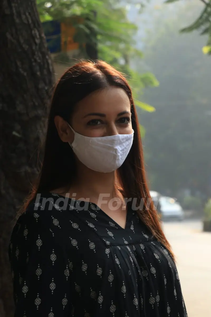 Dia Mirza snapped around the town