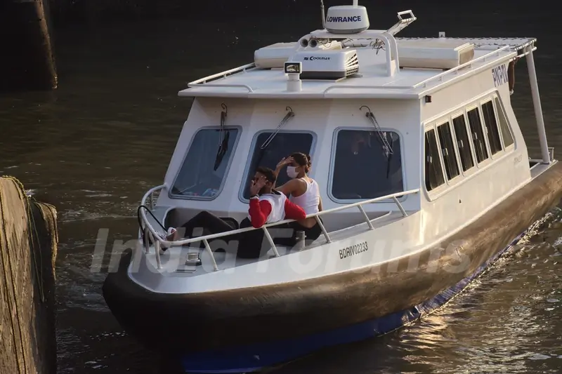 Siddhant Chaturvedi and Deepika Padukone snapped leaving for shoot 