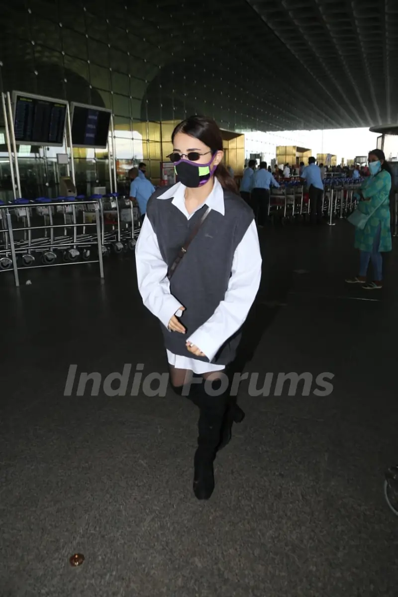 Radhika Madan snapped at airport