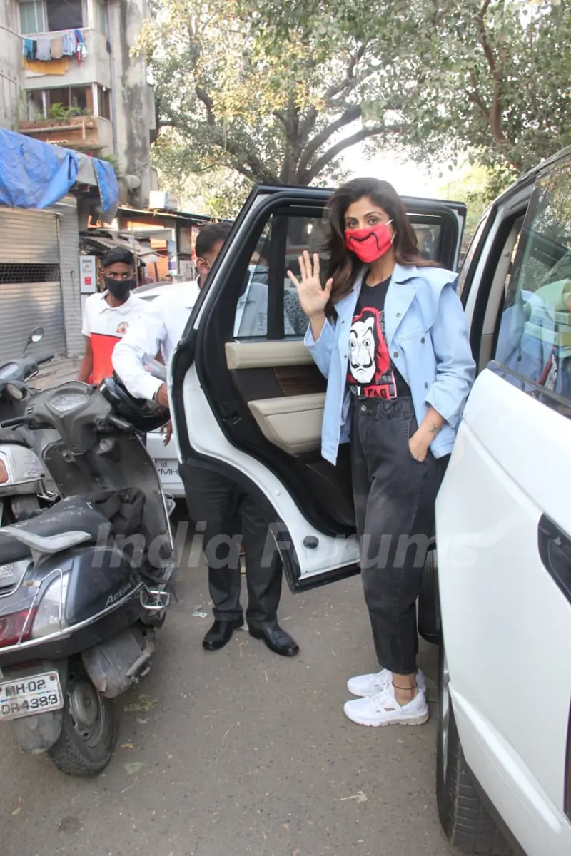Shilpa Shetty snapped around the town