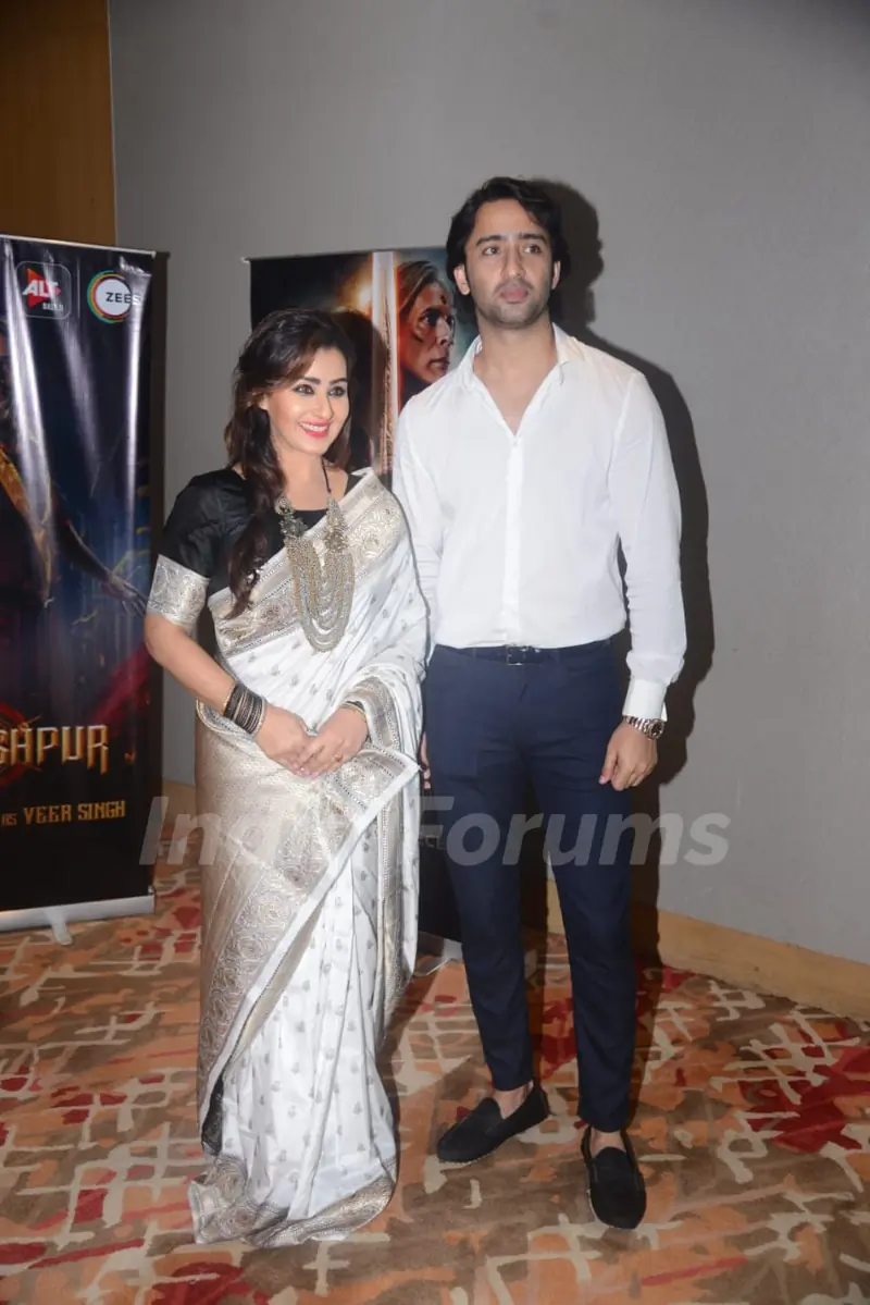 Shilpa Shinde and Shaheer Shaikh at the promotions of Paurashpur!