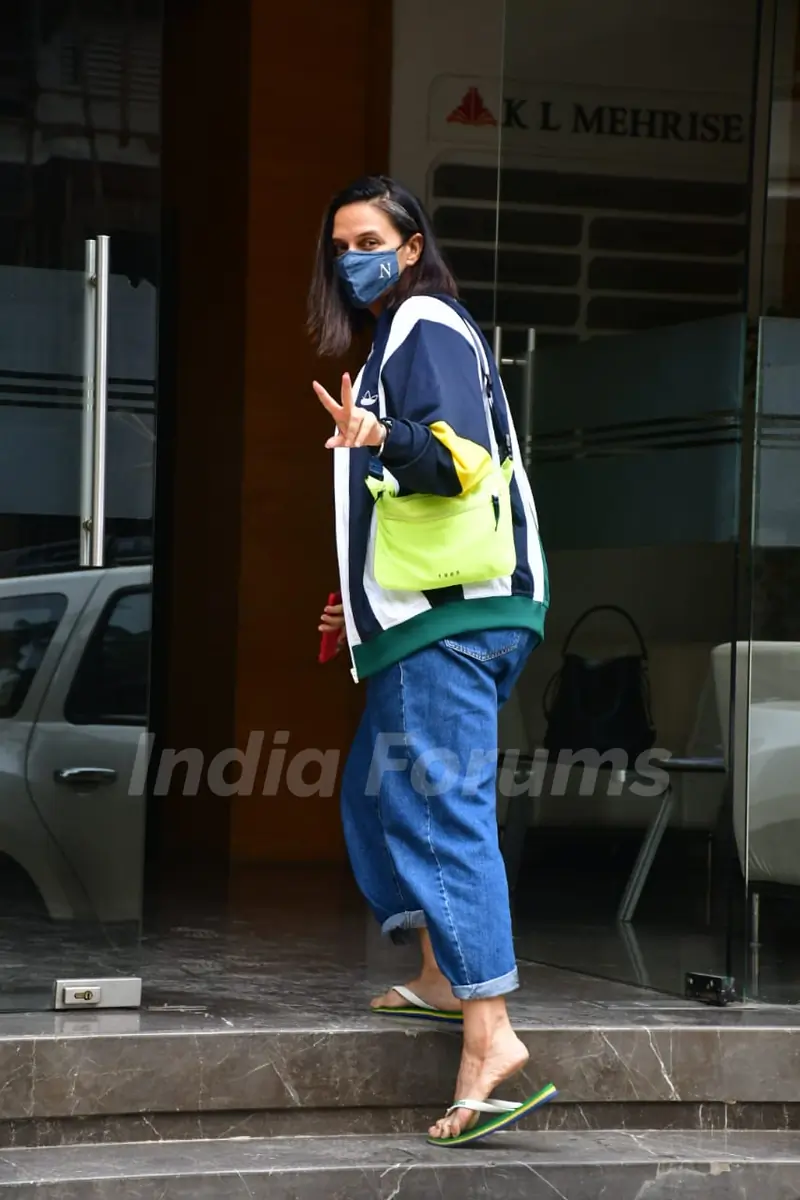 Neha Dhupia snapped at Bandra