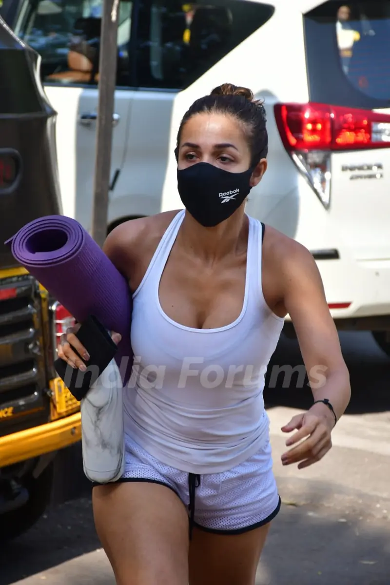 Malaika Arora spotted at Diya yoga