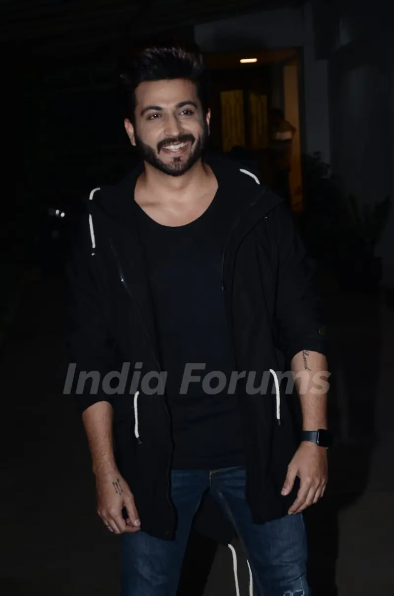 Dheeraj Dhoopar Aamir Ali snapped at screening of Black Widow!