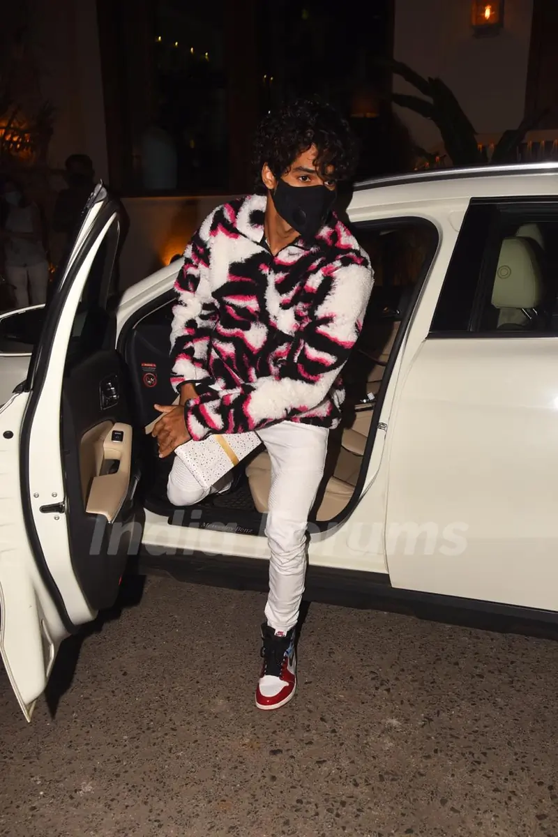 Ishaan Khattar at Deepika Padukone's birthday bash