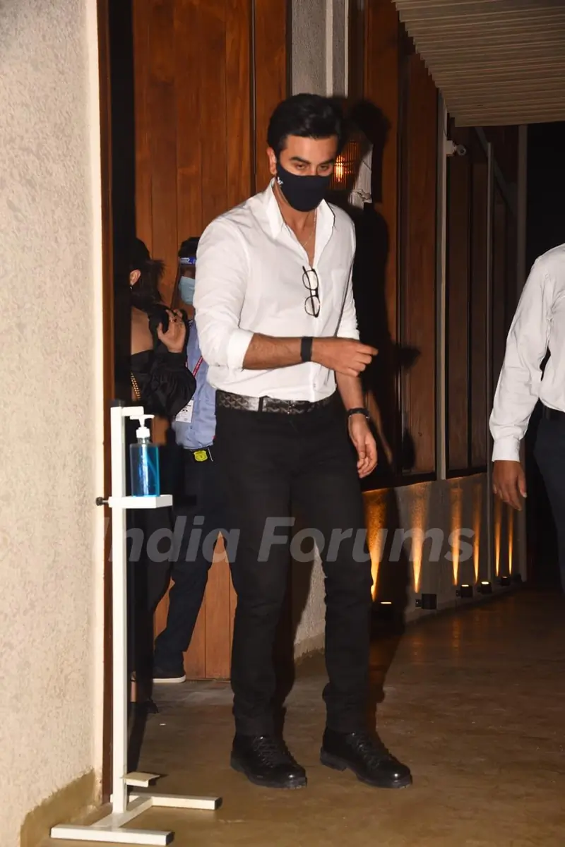 Ranbir Kapoor at Deepika Padukone's birthday bash 