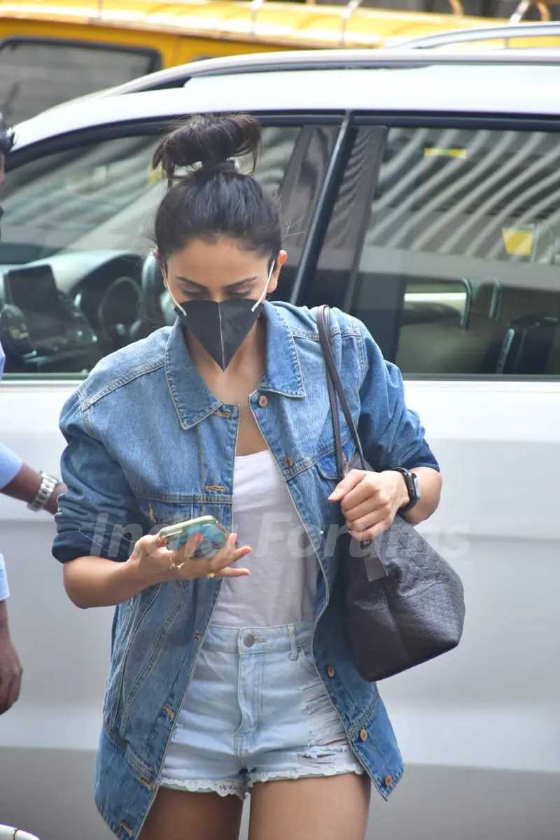 Rakul Preet Singh snapped at salon