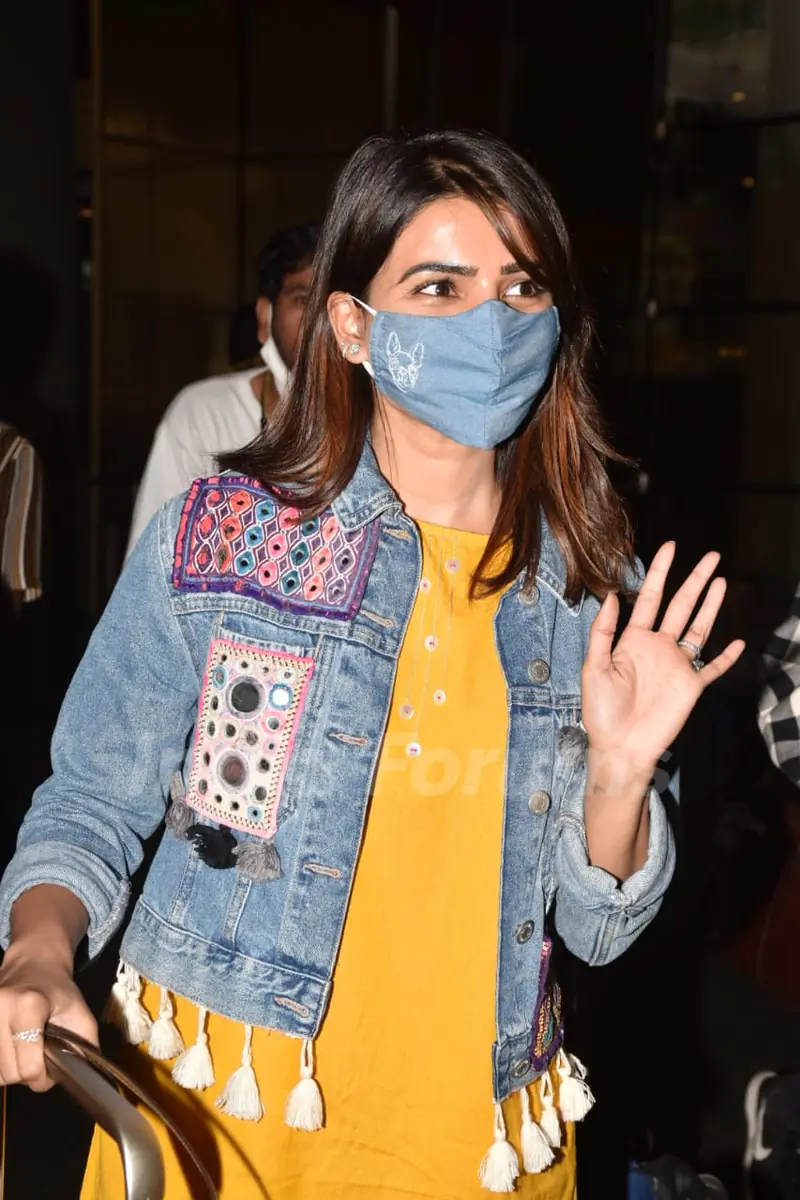 Samantha Prabhu snapped at Airport