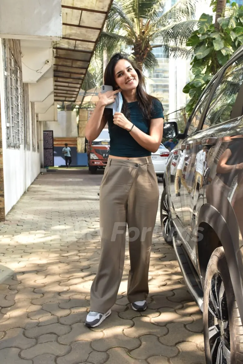 Angira Dhar snapped at super star hall andheri