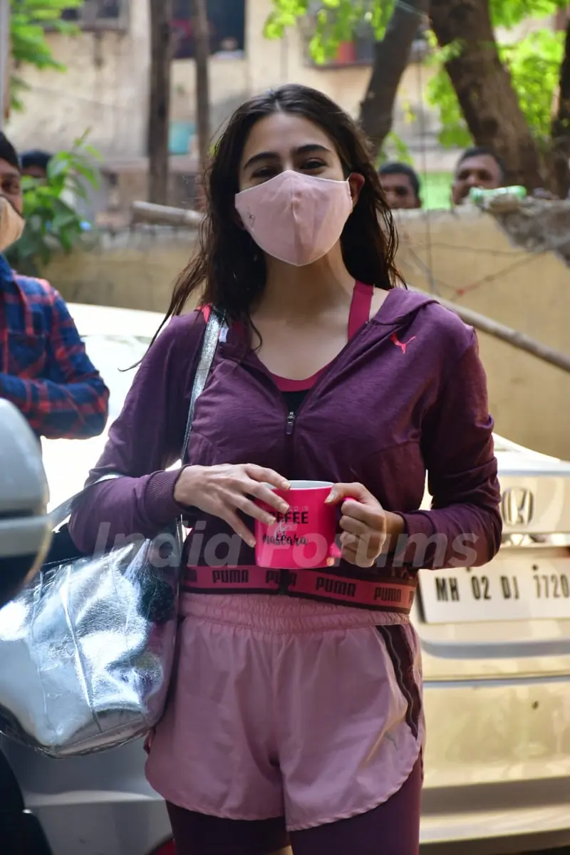 Sara Ali Khan spotted at pilates