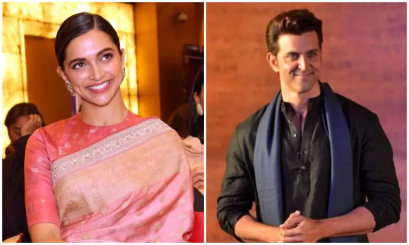 Hrithik Roshan and Deepika Padukone