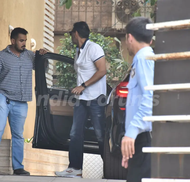 Ajay Devgn snapped in Juhu, Mumbai