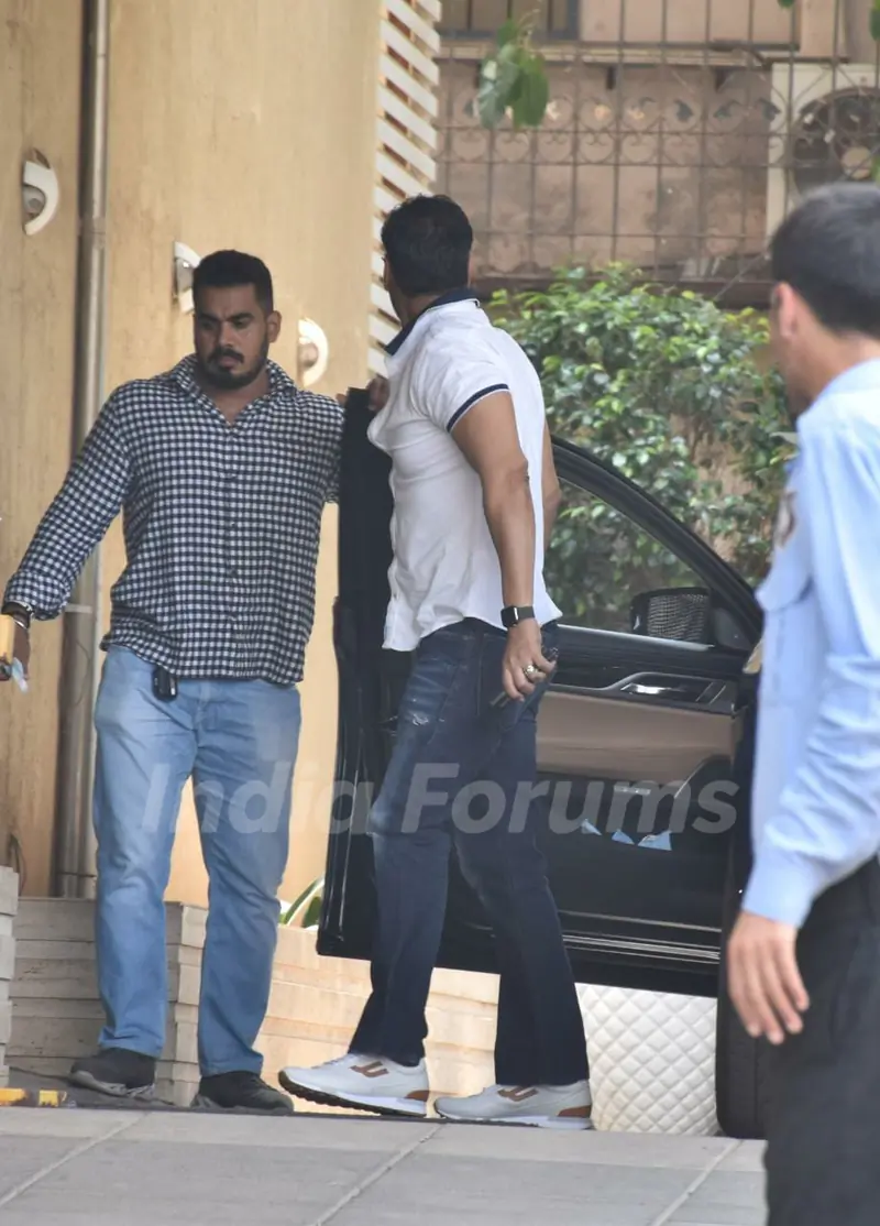 Ajay Devgn snapped in Juhu, Mumbai