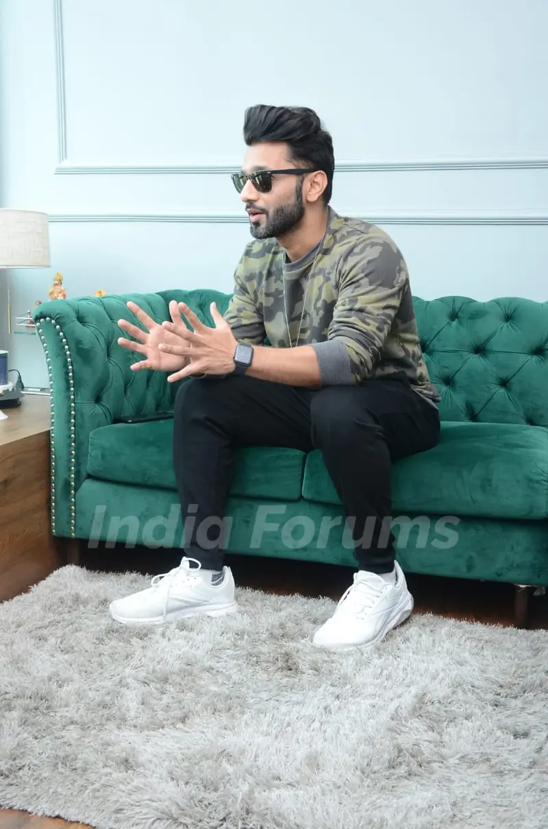 Television celebrity Rahul Vaidya snapped at Andheri