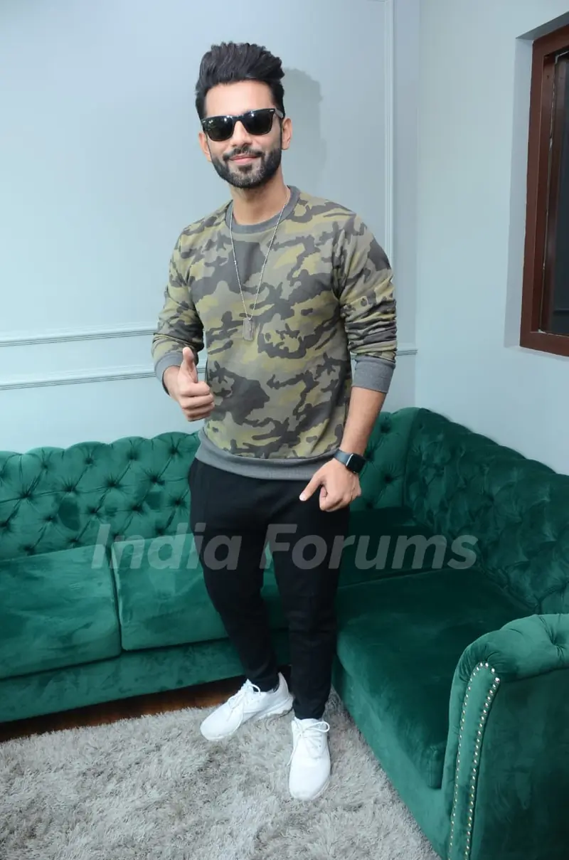 Television celebrity Rahul Vaidya snapped at Andheri
