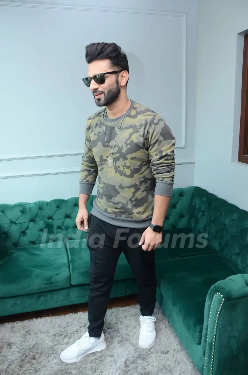 Television celebrity Rahul Vaidya snapped at Andheri
