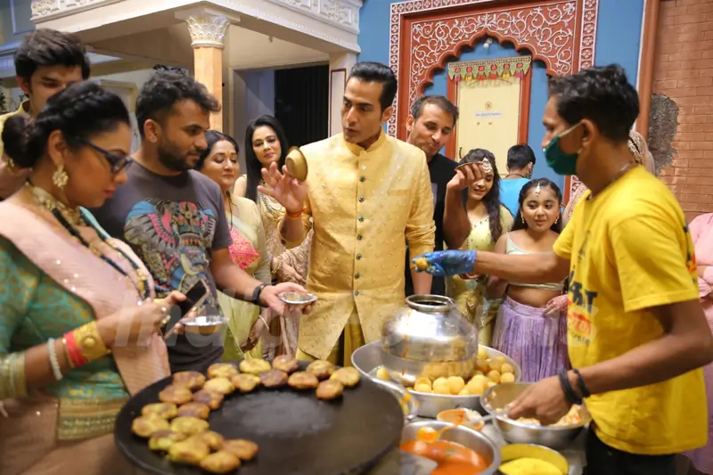 Party on the sets of Anupamaa