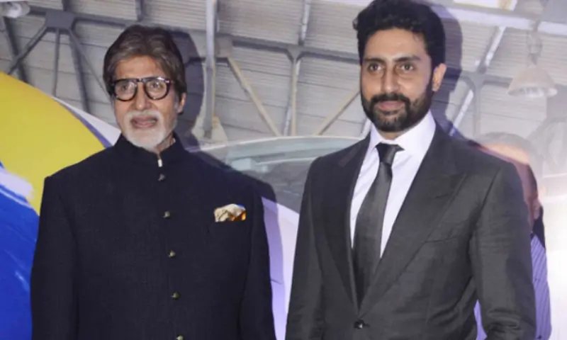 Amitabh Bachchan and Abhishek Bachchan