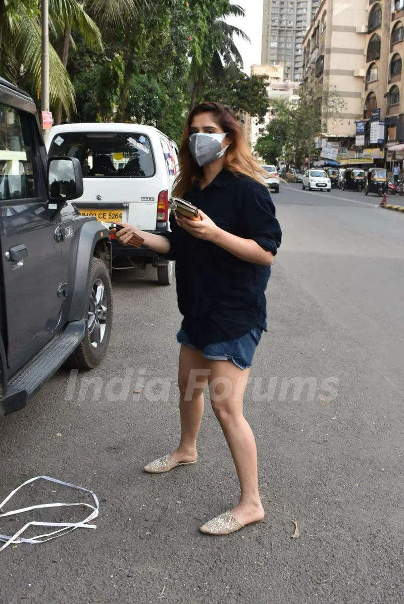 Aarti Singh snapped in Andheri