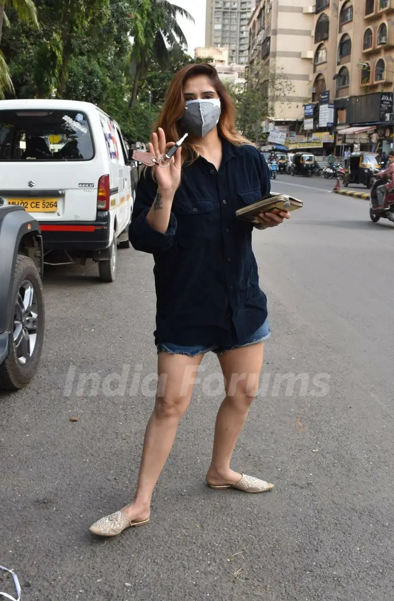 Aarti Singh snapped in Andheri